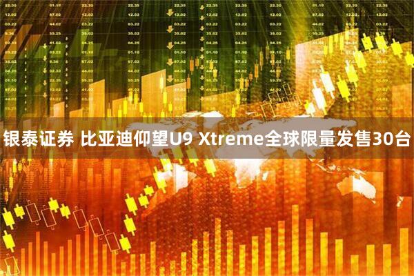 银泰证券 比亚迪仰望U9 Xtreme全球限量发售30台